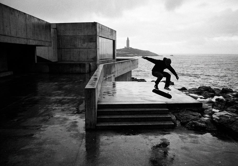 Skateboarding Coruña
